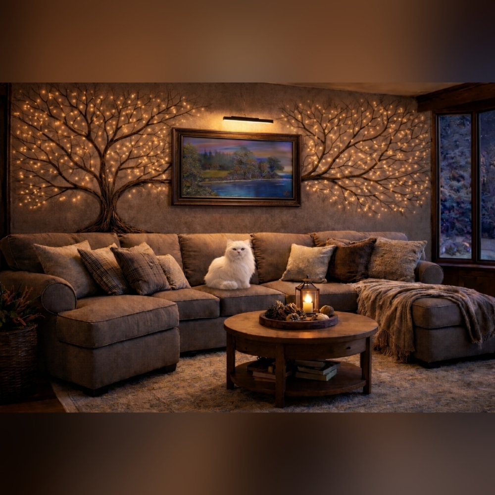 ARTISAN Hand Crafted Original "Dreamland" Landscaping Oil Painting